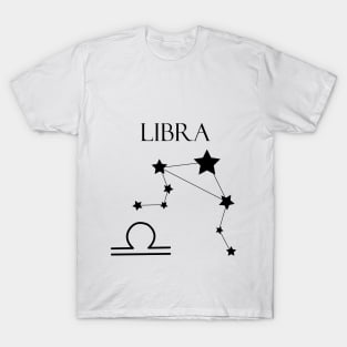 Libra Zodiac Horoscope Constellation Sign T-Shirt